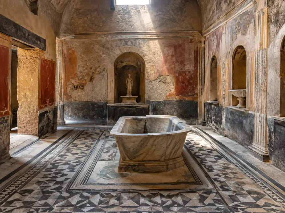 Inside the Central Baths of Herculaneum